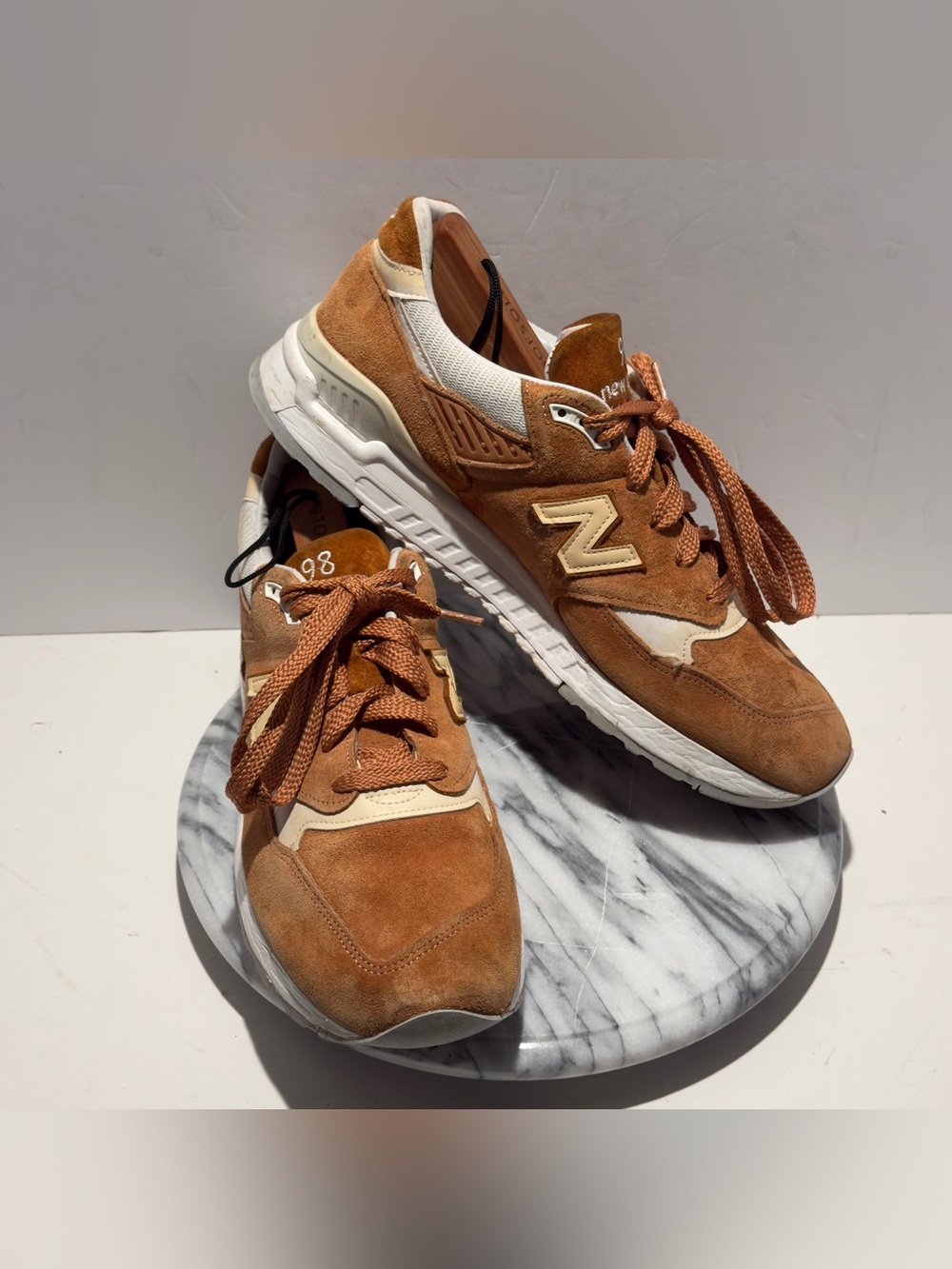 New Balance M998TTC Made In The USA Brown Sugar Curry Sneakers Sz 11.5 D